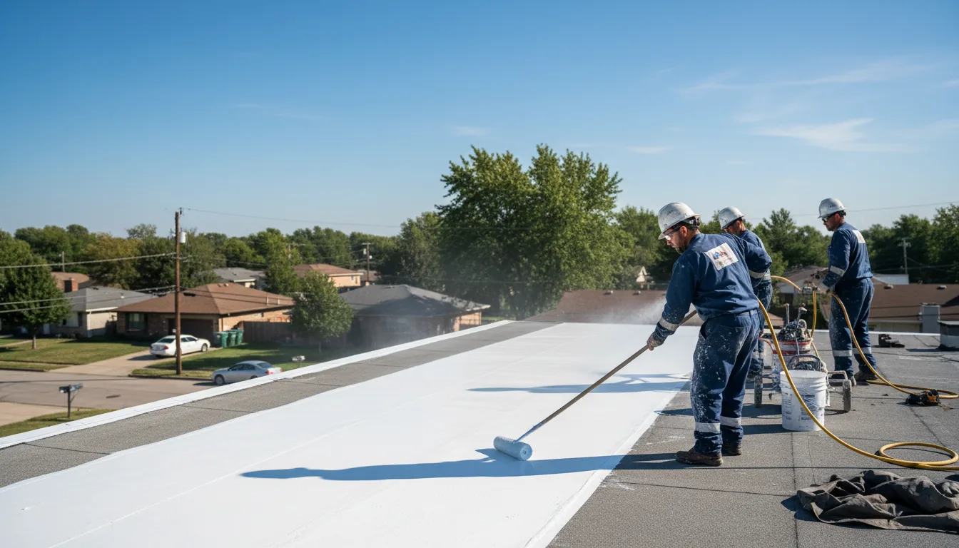Commercial roof coating in Chambersburg, PA near me
